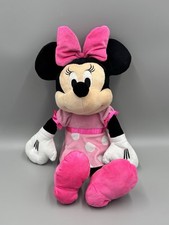 Disney Baby Minnie Mouse Plush Pink Dress Stuffed Animal 16  Kids Preferred