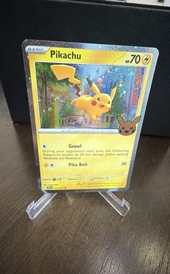 Pikachu - (Cosmos Holo) 018/091 Trick or Trade Booster 2024 Holo