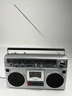 Vintage 1982 Sanyo Model M9820K Radio Cassette Player/Recorder Boombox Excellent