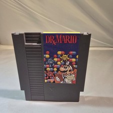 Dr. Mario 1990 Nintendo Entertainment System (NES) Game - Tested & Working