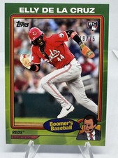 2024 Topps X Chris Berman Boomer's Baseball - Elly De La Cruz #18 Green /75 (RC)
