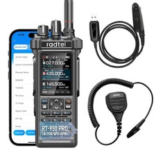 Radtel RT-950 PRO Ham Radio 27Mhz TX GPS/APRS, 10W Walkie Talkie Long Range H