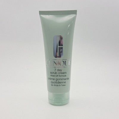 CLINIQUE 7 Day Scrub Cream Rinse-Off Formula 3.4 oz 100ml NEW