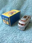 Vintage Original Matchbox Lesney # 34 Volkswagen Camper Bus In Original Box