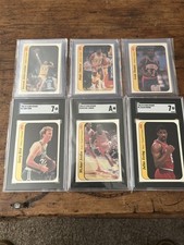 1986 Fleer Basketball Complete Set SGC 7 NM W/BIRD ERVING &amp; SGC JORDAN ROOKIE+++