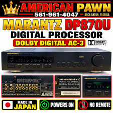 Marantz DP870U Dolby Digital AC-3 5.1 Surround Sound Processor