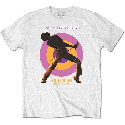 Queen Freddie Mercury Bohemian Rhapsody Mic Official Mens T-Shirt