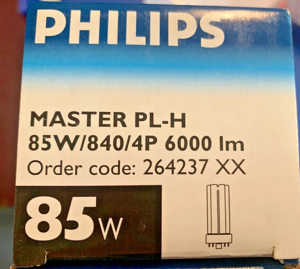 PHILIPS Master PL-H / 4P 85W/840 2G8-1 Kompaktleuchtstofflampe  264237 XX - Bild 3 von 3