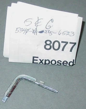 S&G Shackle Padlock Change Key & instructions Vintage Sargent & Greenleaf 8077