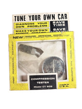Vintage True Test Compression Tester Automotive Engine Tool Gauge