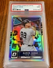 Aaron Judge 2017 Donruss Optic Rated Rookie #38 Holo Prizm (RC) PSA MINT 9