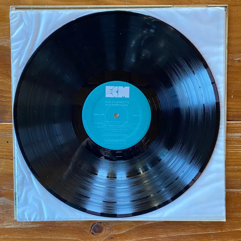 Jack DeJohnette – New Directions – Jazz Fusion-Free Jazz Vinyl LP – OG ECM Promo - Image 4 of 4