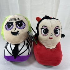 Ground Up Beetle Juice Lydia Deetz Plush Character Slippers Kids 9/10