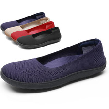 Women Barefoot Flats Wide Toe Box Flexible Non Slip Business Office Shoes