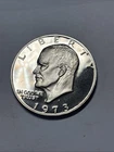 Photo of a 1973-S Eisenhower Dollar Proof from an eBay listing that sold on Jul 21, 2026