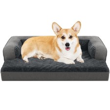 WINDRACING Dog Beds for Large,Medium Dogs,Orthopedic Dog Sofa Bed with Remova...