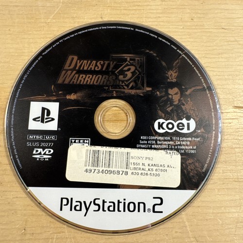 Dynasty Warriors 3: Xtreme Legends (Sony PlayStation 2) PS2 - NEEDS RESURFACE - Foto 2 di 8