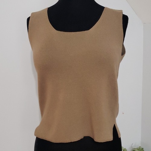 Gett Wool Two-Piece Tank Top and Cardigan Sweater Set Large - Picture 9 of 12