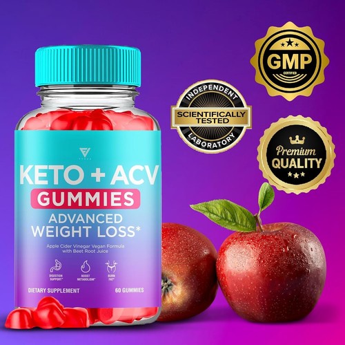 Apple Cider Vinegar Keto ACV Gummy for Weight Loss, Detox & Cleanse, 60 Gummies - Picture 6 of 6