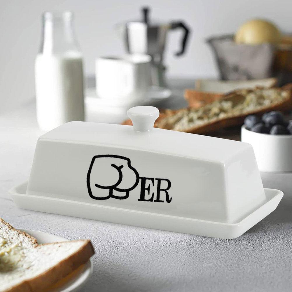 Decal For Butter Dish Funny Butt ER Joke Kitchen Vinyl Sticker N2H6 eBay