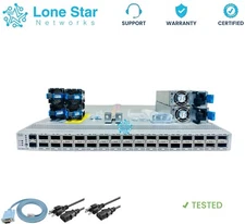 Cisco Nexus N3K-C3232C 32-Port 100GbE QSFP28 Switch + Rack KIT-Lifetime Warranty
