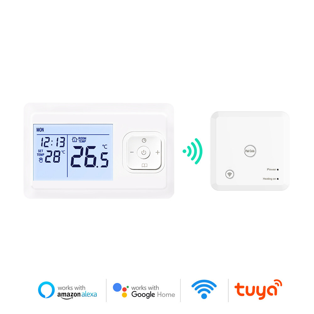 Termostato inalámbrico WiFi RF 6 en 1 para caldera de Gas/agua/calefacción  de tierra, controlador