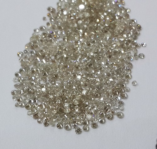 25pc 1.8mm J Color I Clarity Natural Loose Diamond Nontreated Round Brilliant - Picture 5 of 6