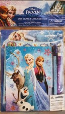 Disney Frozen Dry Erase Board  Stationary Set, New FREE SHIPPING 