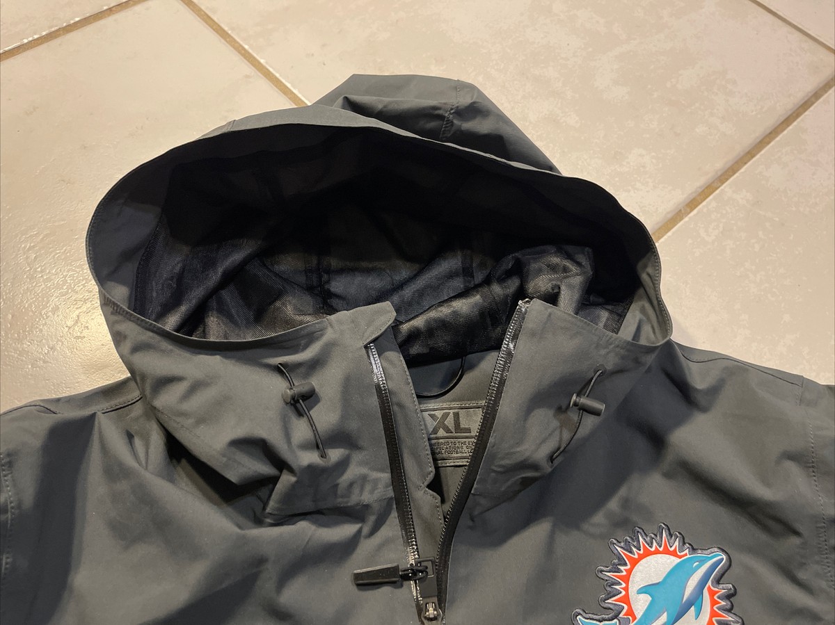 NIKE Miami Dolphins NFL On-Field Storm Fit Coaches Jacket NIKE Miami Dolphins NFL On-Field Storm Fit Coaches Jacket