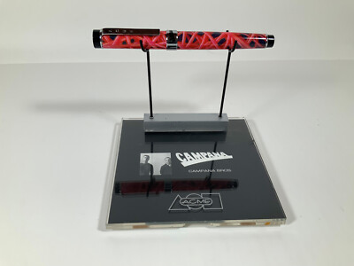 ACME Studio  Red Tube'' Rollerball Pen & Display by The CAMPANA Bros. NEW