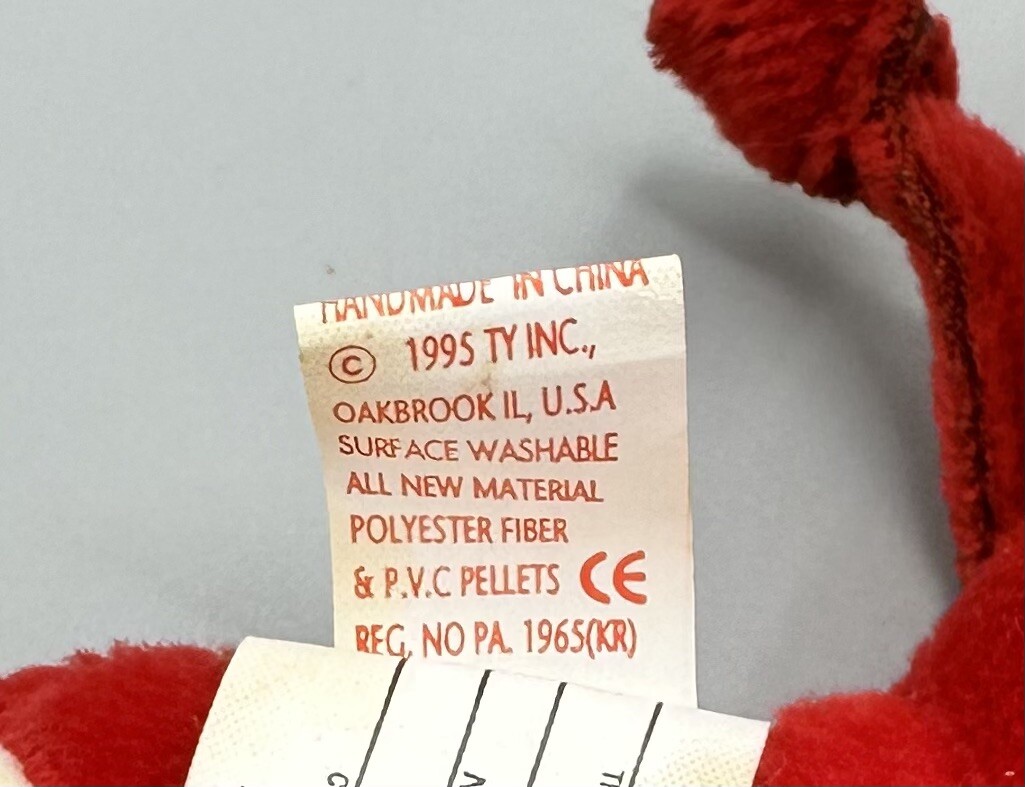 DOUBLE TUSH TAG TY Beanie Baby SNORTTABASCO Style 4002. Retired Rare