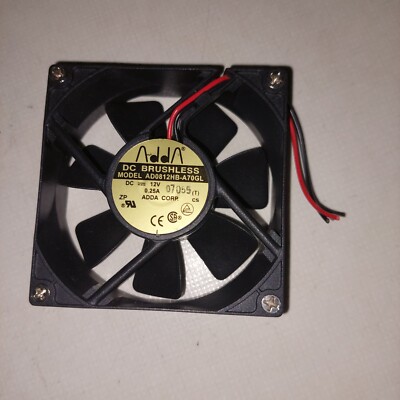 Gehäuselüfter Lüfter DC Brushless ADDA AD0812HB-A70GL 12VDC 0,25A 80X80X25