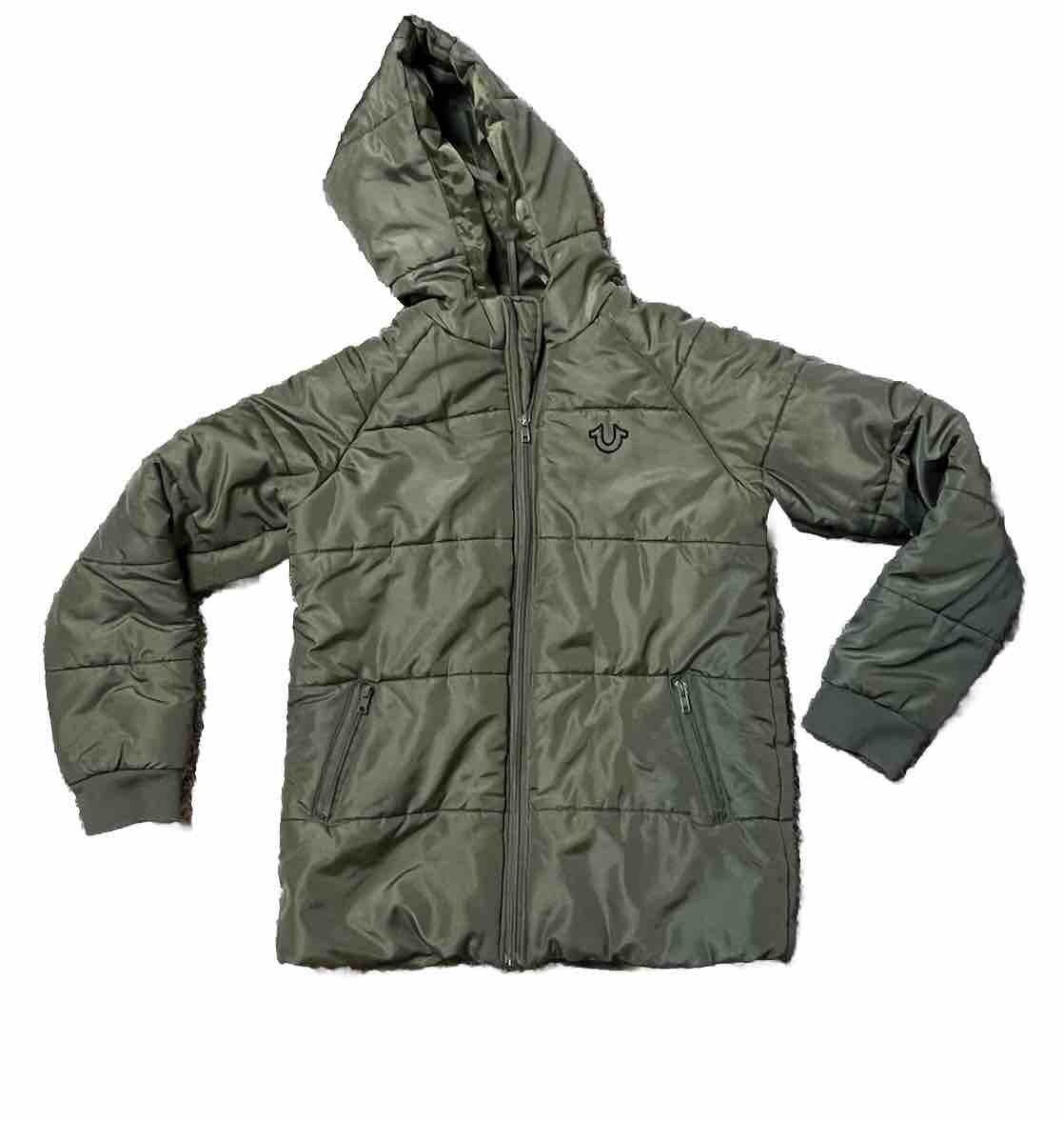 Womens Jacket True Religion Logo Puffer Jacket True Religion Short