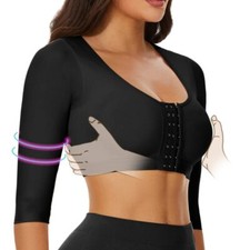 Women Arm Shaper Compression Sleeves Post Surgery Posture Corrector Shapewear