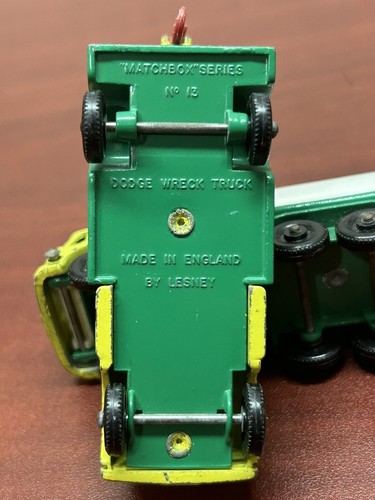 Vintage 1960’s Matchbox Trucks #25 BP Petrol Gasoline Tanker #13 Dodge Wreck Tow - Picture 7 of 8