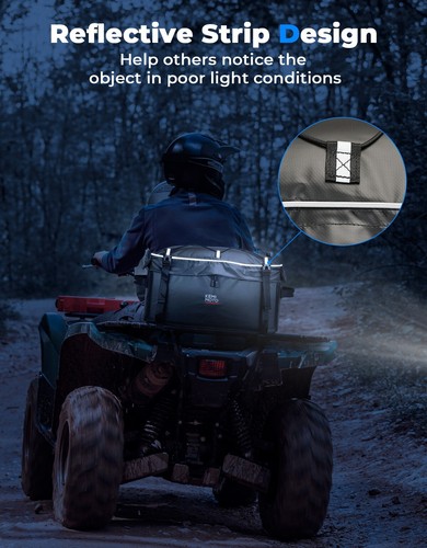 ATV Gear Bag Storage Bag for Front Rear Rack Bag For Polaris Sportsman Can Am - Picture 4 of 12