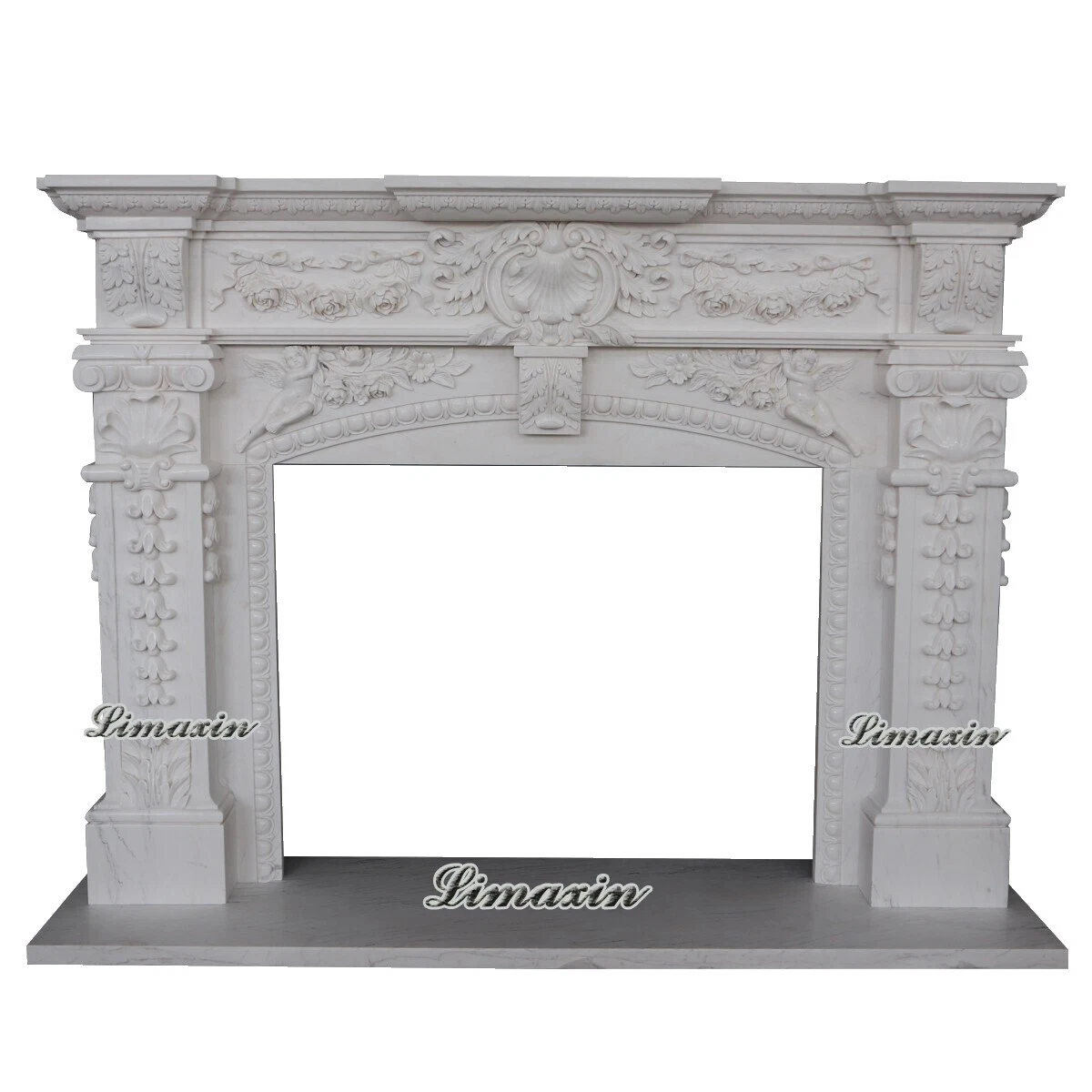 Stone Fireplace Mantels & Surrounds