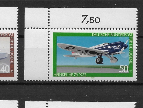 Bund 1979 ** Satz Mi 1005-08 Jugend vom Eckrand Ecke Bogenecke oben links 01548A - Bild 3 von 5