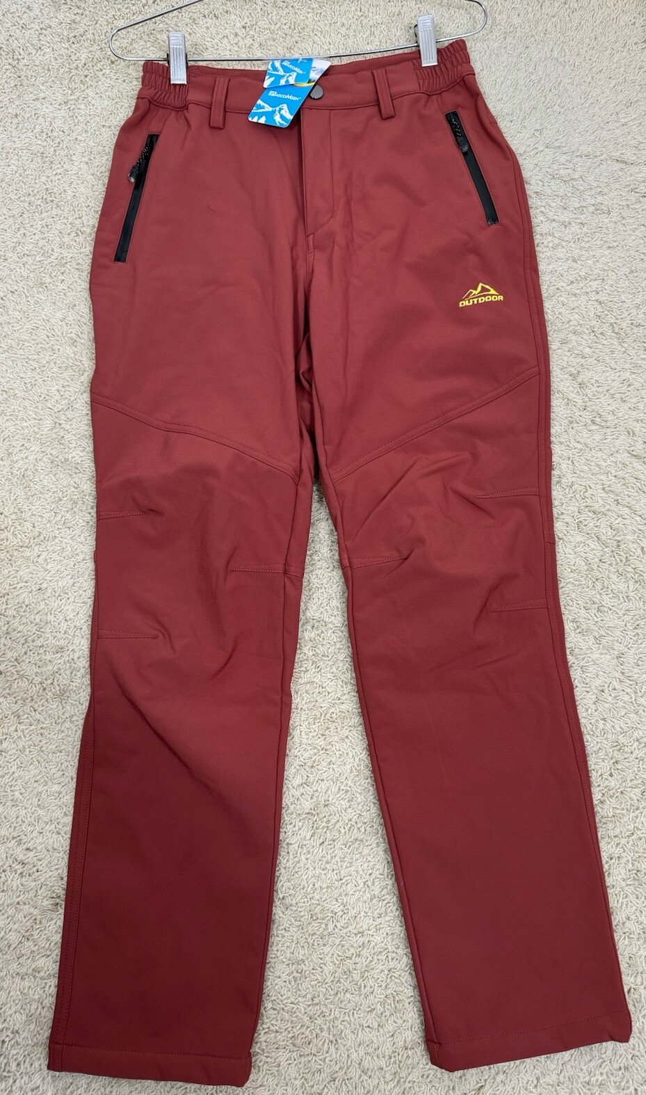 Magcomsen Women's Winter Soft Shell Fleece Lined Outdoor Hiking Pants Size Small