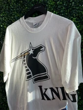Deadstock VIntage New York Knights Apex One World Football League Tee Sz Large