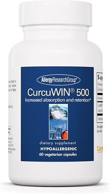 Allergy Research Group CurcuWIN 500   60 veg. Kapseln (758,33 EUR/kg)