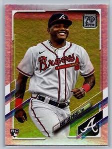 2021 Topps #187 Cristian Pache Gold Foil