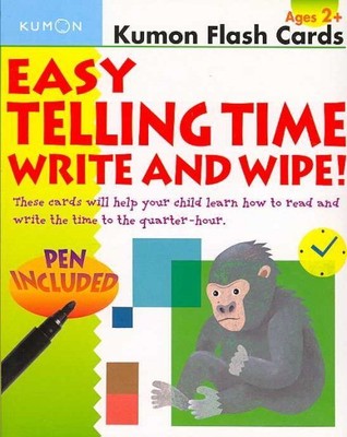 Easy Telling Time : Write and Wipe!, Paperback by Kumon, Kumon, Brand New, Fr...