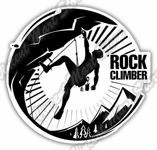 3x5 Inch Oval I GET HIGH Climber Sticker (climb Climbing Mountain 14er Auto Car Truck Rv Laptop Cell Iphone Hike Hiking Everest Vinyl Decal