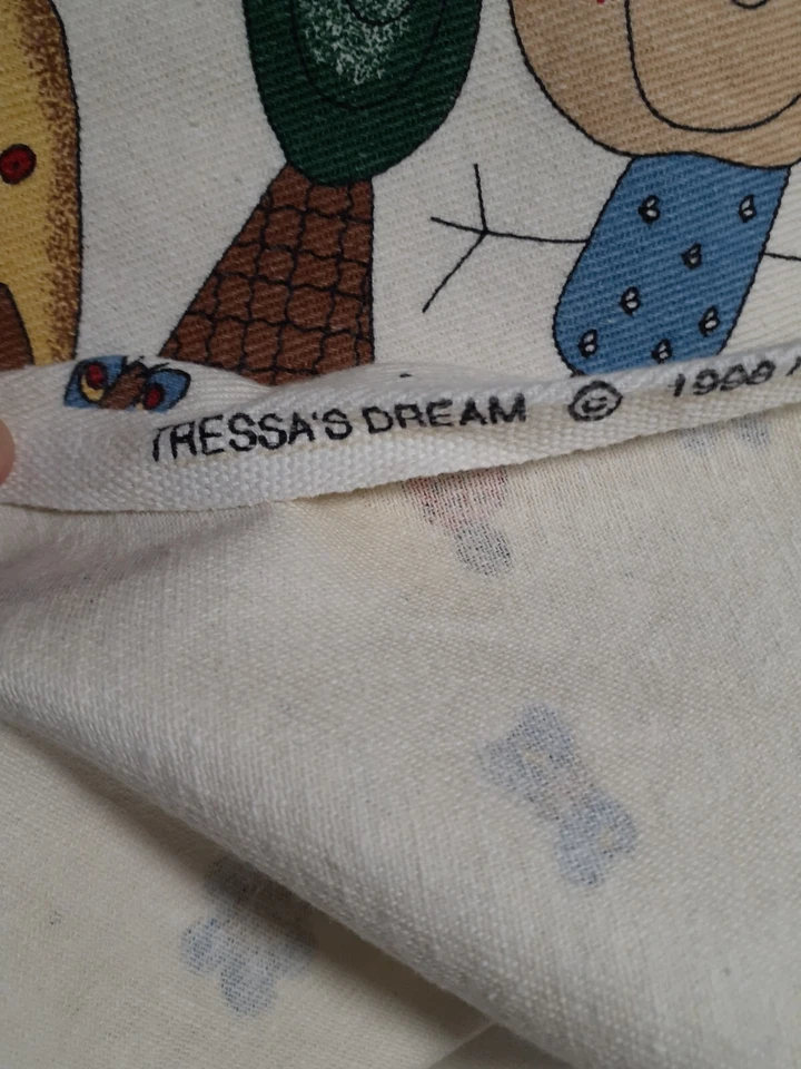 VTG 1998 Tressa's Dream Duck Cotton Fabric by Spectrix, Sunshine Bees Bird Flowe - Image 4 of 4