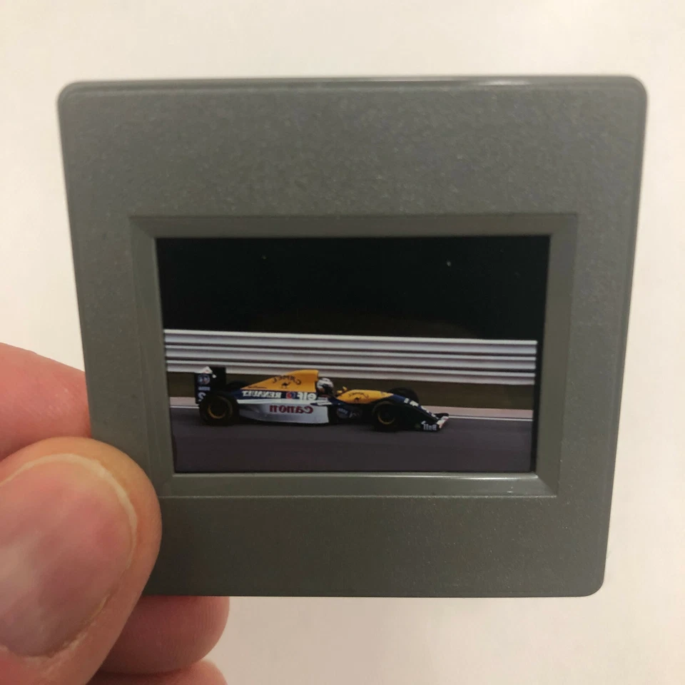 Vintage Formula One F1 Racing 35mm Slide Photo Alain Prost Williams Renault Car - Image 3 of 3