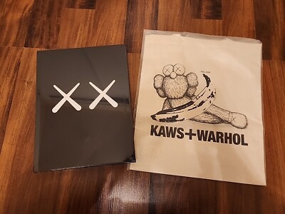 KAWS + WARHOL x UNIQLO UT Collcetion Art Book & Shoulder Bag
