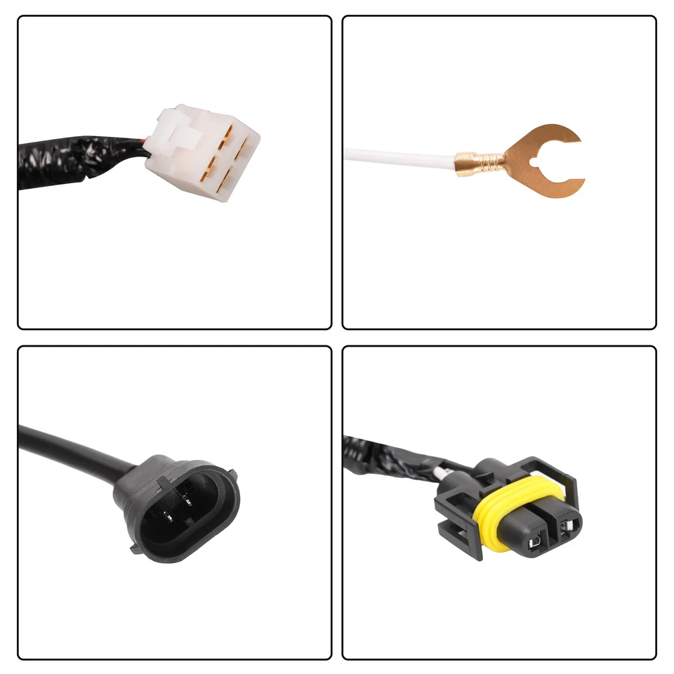 Lámpara antiniebla LED parachoques con kit de cableado de soporte para Dodge Charger SRT 2015-2023 Foto 4 de 4