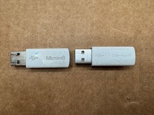 Lot Of 2 Microsoft 1423 - 2.4ghz Transceiver V7.0 Wireless USB Dongle