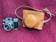 1950s HIT Miniature Spy Film Camera Original "HIT" Leather Case A